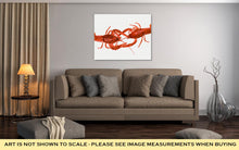 Load image into Gallery viewer, Gallery Wrapped Canvas, New Orleans Crawfish Isolated On White Close Up