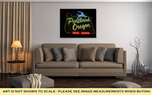 Load image into Gallery viewer, Gallery Wrapped Canvas, Historic Portland Oregon Old Town Sign