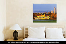 Load image into Gallery viewer, Gallery Wrapped Canvas, Denver Skyline In Fall From City Park