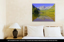 Load image into Gallery viewer, Gallery Wrapped Canvas, Maroon Bells Elk Range Rocky Mountains Colorado