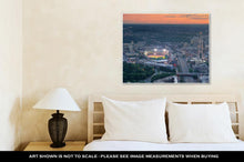 Load image into Gallery viewer, Gallery Wrapped Canvas, Boston Aerial View At Sunset