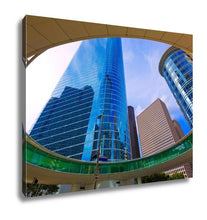 Load image into Gallery viewer, Gallery Wrapped Canvas, Houston Skyline Cityscape From Bell St In Texas Us