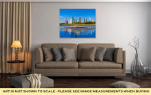 Load image into Gallery viewer, Gallery Wrapped Canvas, Houston Skyline And Memorial Reflection Texas Us