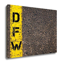 Load image into Gallery viewer, Gallery Wrapped Canvas, Dfw Three Letters Airport Code