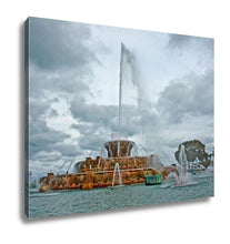 Load image into Gallery viewer, Gallery Wrapped Canvas, Buckingham Fountain In Grant Park Chicago