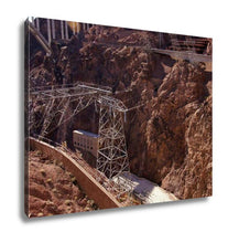Load image into Gallery viewer, Gallery Wrapped Canvas, Highvoltage Power Lines From Hoover Dam