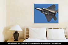 Load image into Gallery viewer, Gallery Wrapped Canvas, F22 Raptor With Weapons Bay Deployed