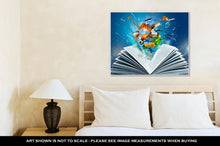 Load image into Gallery viewer, Gallery Wrapped Canvas, Fantasy Book