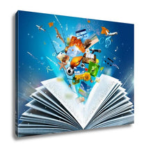 Load image into Gallery viewer, Gallery Wrapped Canvas, Fantasy Book