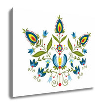 Load image into Gallery viewer, Gallery Wrapped Canvas, Polish Folk With Ornamental Floral