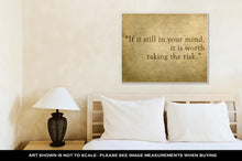 Load image into Gallery viewer, Gallery Wrapped Canvas, Inspirational Quote Words By Paulo Coelho On Old Grunge Backgrou