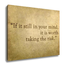 Load image into Gallery viewer, Gallery Wrapped Canvas, Inspirational Quote Words By Paulo Coelho On Old Grunge Backgrou