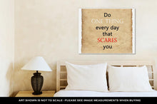 Load image into Gallery viewer, Gallery Wrapped Canvas, Inspirational Motivating Quote On Old Paper