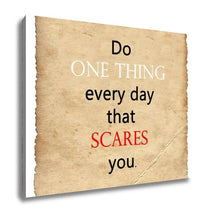 Load image into Gallery viewer, Gallery Wrapped Canvas, Inspirational Motivating Quote On Old Paper