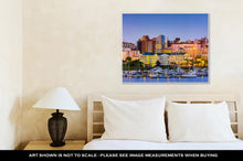 Load image into Gallery viewer, Gallery Wrapped Canvas, Charleston South Carolina USA Skyline Over The Ashley River