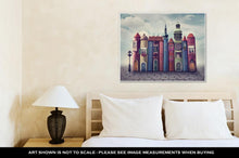 Load image into Gallery viewer, Gallery Wrapped Canvas, Surrealism Magic City With Old Books