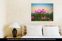 Load image into Gallery viewer, Gallery Wrapped Canvas, Lotus Flower In Sunset