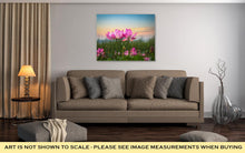 Load image into Gallery viewer, Gallery Wrapped Canvas, Lotus Flower In Sunset