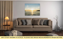 Load image into Gallery viewer, Gallery Wrapped Canvas, Sunrise Sunset At Sea Wallpaper