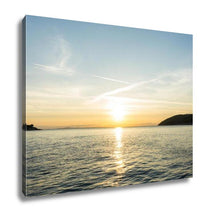 Load image into Gallery viewer, Gallery Wrapped Canvas, Sunrise Sunset At Sea Wallpaper