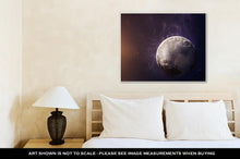 Load image into Gallery viewer, Gallery Wrapped Canvas, The Pluto With Moons From Space Showing All They Beauty Extremely Detailed