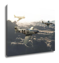 Load image into Gallery viewer, Gallery Wrapped Canvas, P51 Vintage Mustangs