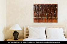 Load image into Gallery viewer, Gallery Wrapped Canvas, Horse Riders Complements Rigs Reins Leather Over Wood