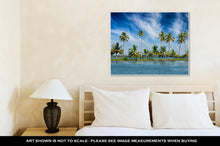 Load image into Gallery viewer, Gallery Wrapped Canvas, Kerala Travel Tourism Palms At Kerala Backwaters Allepey Kerala India This Is