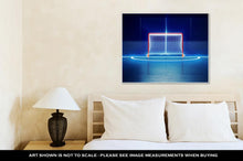 Load image into Gallery viewer, Gallery Wrapped Canvas, Hockey Ice Rink And Goal