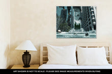 Load image into Gallery viewer, Gallery Wrapped Canvas, City Destroyed By Tsunami