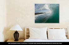 Load image into Gallery viewer, Gallery Wrapped Canvas, Ocean Wave Blue Hollow