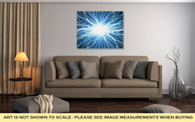 Load image into Gallery viewer, Gallery Wrapped Canvas, Electric Flash Of Lightning On A Blue