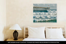 Load image into Gallery viewer, Gallery Wrapped Canvas, Surfs Up At Pensacola Beach Fishing Pier