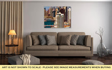 Load image into Gallery viewer, Gallery Wrapped Canvas, Amazing Colorful Dubai Marinskyline Water Canal Expensive Yachts