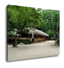 Load image into Gallery viewer, Gallery Wrapped Canvas, Korean Village In Summer By Eyes Of Tourist