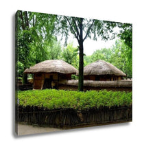 Load image into Gallery viewer, Gallery Wrapped Canvas, Korean Village In Summer By Eyes Of Tourist