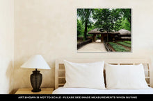 Load image into Gallery viewer, Gallery Wrapped Canvas, Korean Village In Summer By Eyes Of Tourist