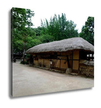 Load image into Gallery viewer, Gallery Wrapped Canvas, Korean Village In Summer By Eyes Of Tourist
