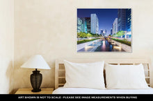 Load image into Gallery viewer, Gallery Wrapped Canvas, Cheonggyecheon In Seoul City