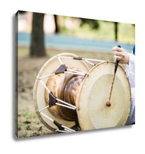 Load image into Gallery viewer, Gallery Wrapped Canvas, Janggu Traditional Musical Instrument Of Korea Drum