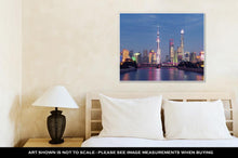 Load image into Gallery viewer, Gallery Wrapped Canvas, Shanghai Skyline At Night