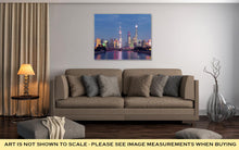 Load image into Gallery viewer, Gallery Wrapped Canvas, Shanghai Skyline At Night