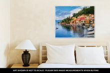 Load image into Gallery viewer, Gallery Wrapped Canvas, Town Of Menaggio On Lake Como Milan Italy