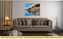 Load image into Gallery viewer, Gallery Wrapped Canvas, Town Of Menaggio On Lake Como Milan Italy