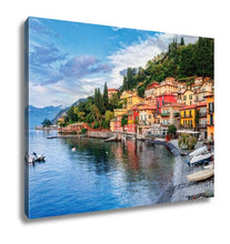 Load image into Gallery viewer, Gallery Wrapped Canvas, Town Of Menaggio On Lake Como Milan Italy