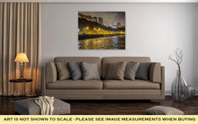 Load image into Gallery viewer, Gallery Wrapped Canvas, La Costa Verde Green Coast At Night