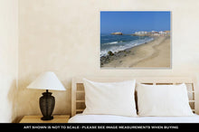 Load image into Gallery viewer, Gallery Wrapped Canvas, Sandy Beach Of Punta Hermosa In Peru