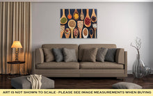 Load image into Gallery viewer, Gallery Wrapped Canvas, Various Legumes In Wooden Spoons