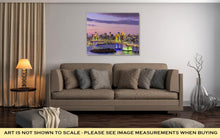 Load image into Gallery viewer, Gallery Wrapped Canvas, Tokyo Japan Skyline With Rainbow Bridge And Tokyo Tower