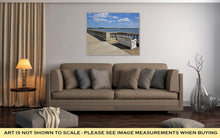 Load image into Gallery viewer, Gallery Wrapped Canvas, Scenic View From Bench Along Bayshore Of Tampbay Florida